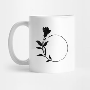 Natural Curves || Minimal Flower Mug